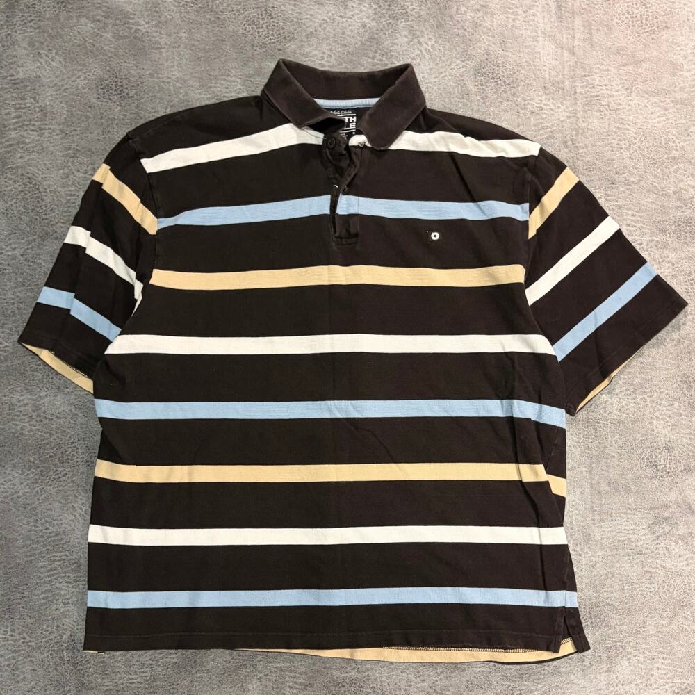 Vintage Southpole Striped Polo Shirt